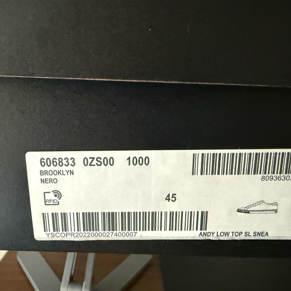 Saint Laurent Paris Brooklyn Andy Low-Top Sneaker - Picture 5 of 7